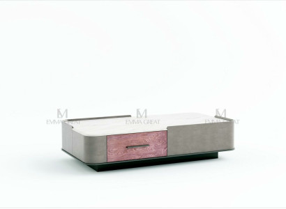 Wood Design Coffee table Luxury Side Living room Table Sofa Tables Modern Marble
